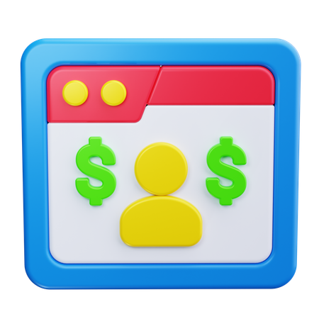 Affiliate Marketing  3D Icon