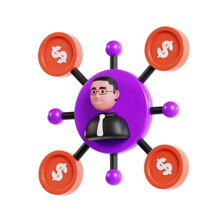 Affiliate Marketing  3D Icon