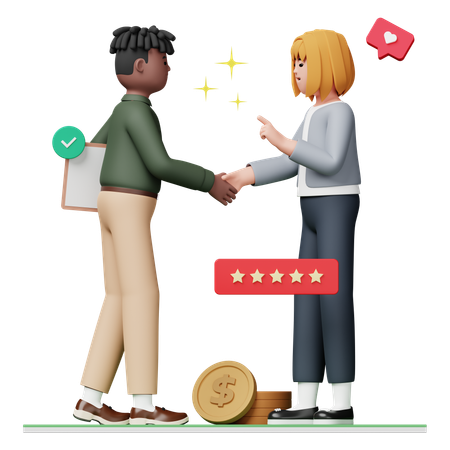 Affiliate Marketing  3D Icon