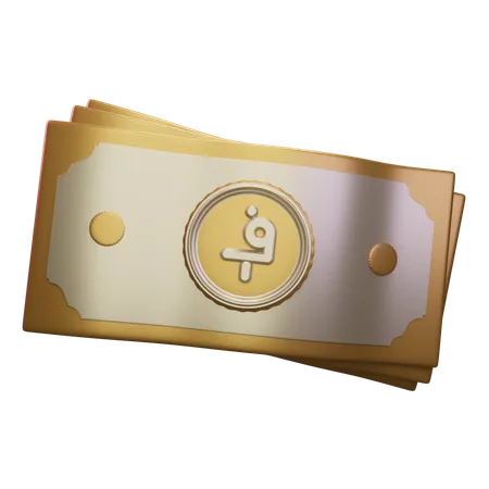 Afghani  3D Icon