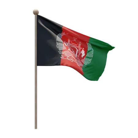 Afghanistan fahnenmast  3D Icon