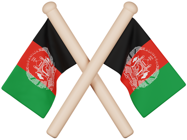 Afghanistan Flag  3D Icon