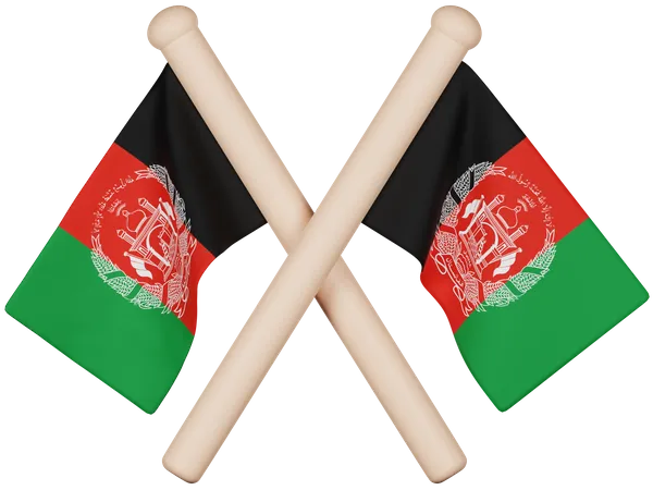 Afghanistan Flag  3D Icon