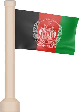 Afghanistan Flag  3D Icon