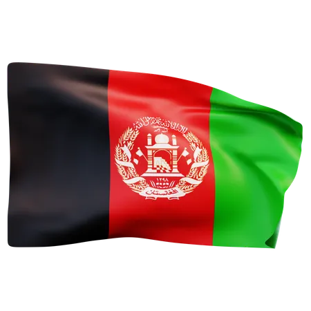 Afghanistan Flag  3D Icon