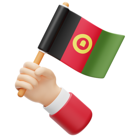 Afghanistan Flag  3D Icon