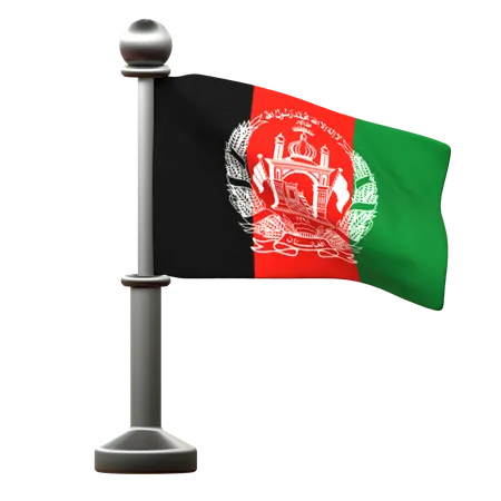 Afghanistan Flag  3D Icon