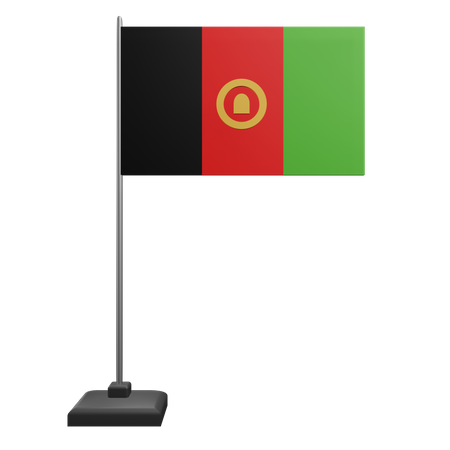 Afghanistan-Flagge  3D Icon