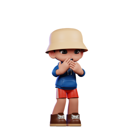 Afraid  3D Icon