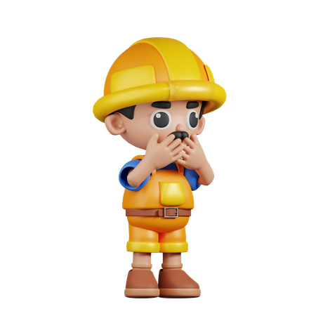 Afraid Builder  3D Icon