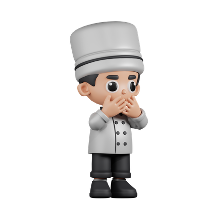 Afraid Chef  3D Icon