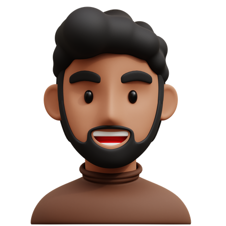 Africa Guy  3D Icon