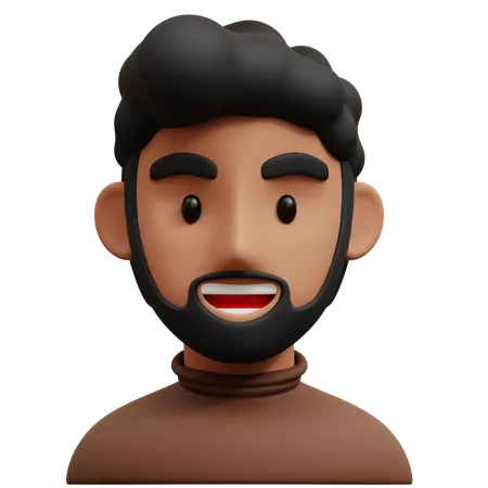 Africa Guy  3D Icon