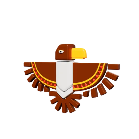 African Bird  3D Icon