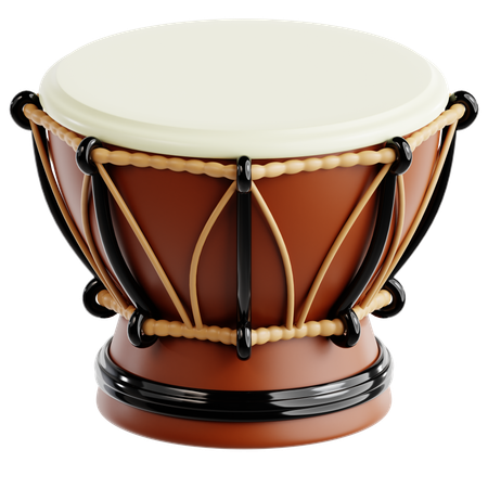 African Drum  3D Icon