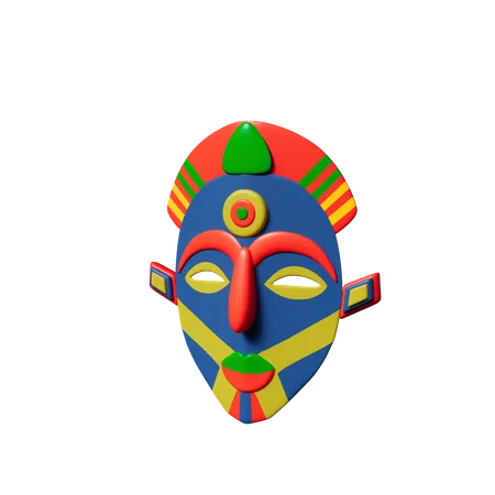 African Face  3D Icon