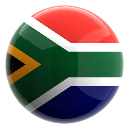 Afrique du Sud  3D Icon