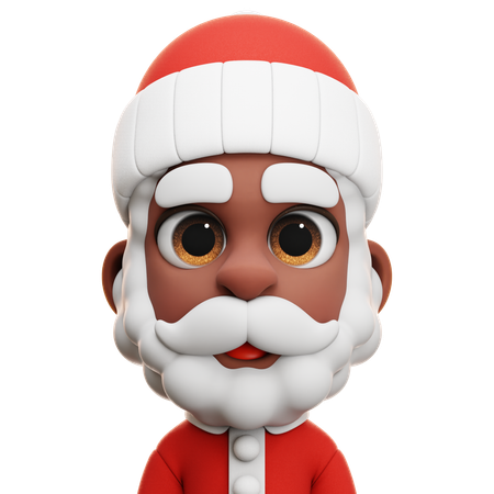 PAPÁ NOEL AFRO  3D Icon