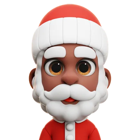 PÈRE NOËL AFRO  3D Icon