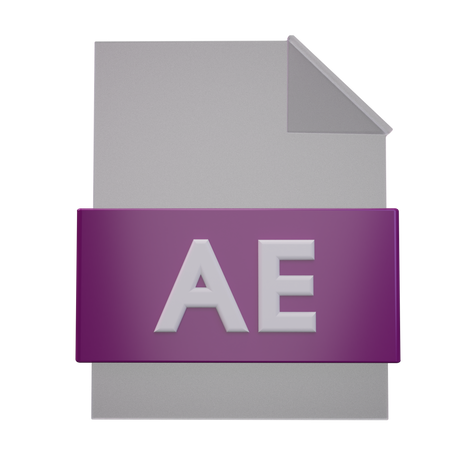After Effect-Datei  3D Icon