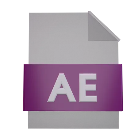 After Effect-Datei  3D Icon