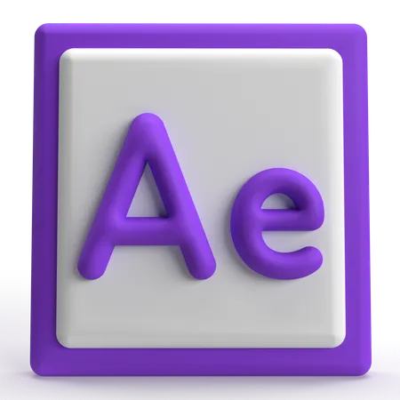 After Effects  3D Icon