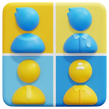 Age Group  3D Icon