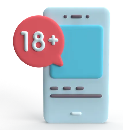 Age Restriction  3D Icon