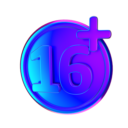 Age Restriction  3D Icon