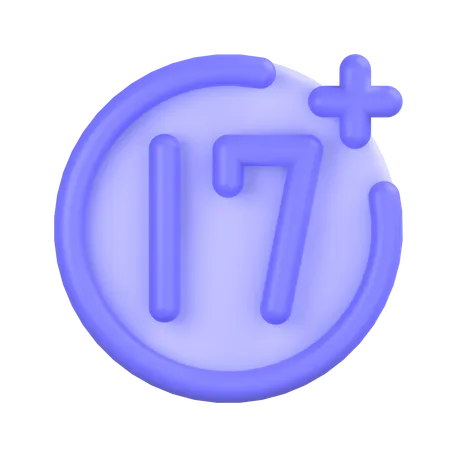 Age Restriction  3D Icon