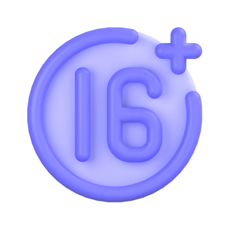 Age Restriction  3D Icon