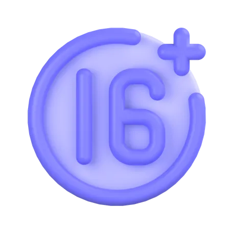 Age Restriction  3D Icon