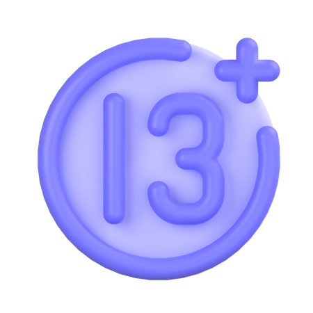 Age Restriction  3D Icon