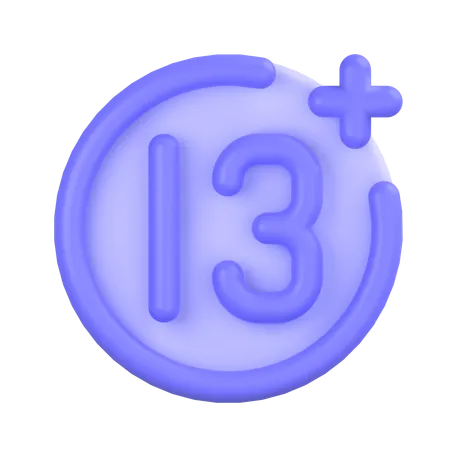 Age Restriction  3D Icon