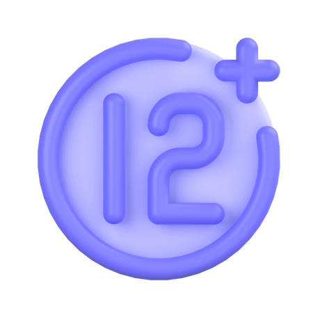 Age Restriction  3D Icon