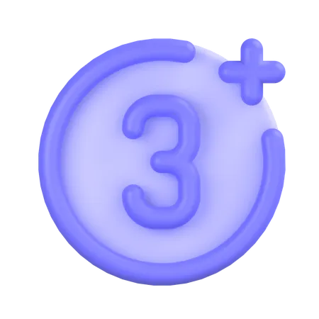 Age Restriction  3D Icon