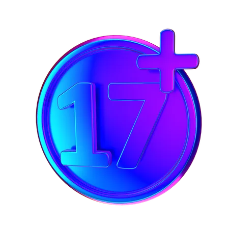 Age Restriction  3D Icon