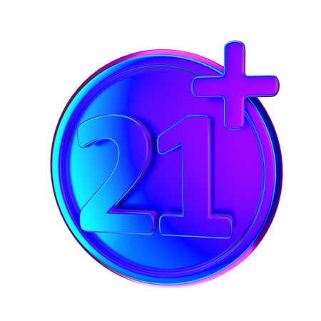 Age Restriction  3D Icon