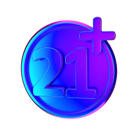 Age Restriction  3D Icon