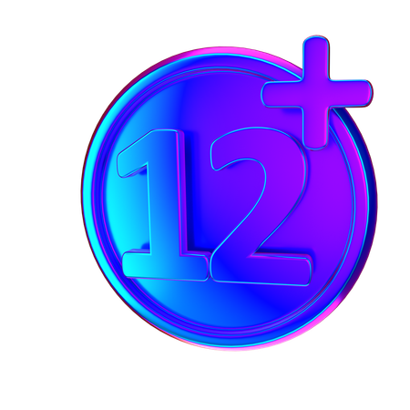 Age Restriction  3D Icon