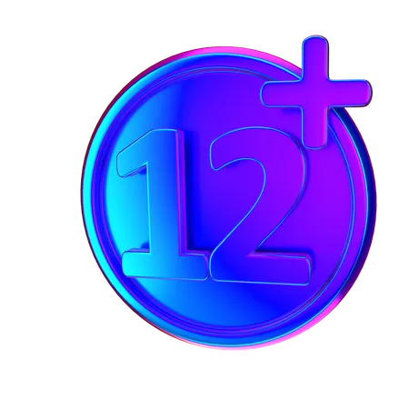 Age Restriction  3D Icon