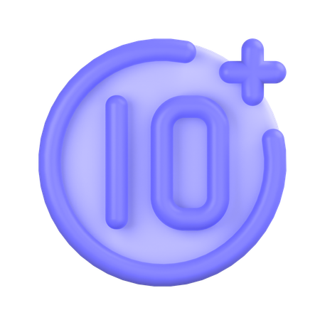 Age Restriction  3D Icon