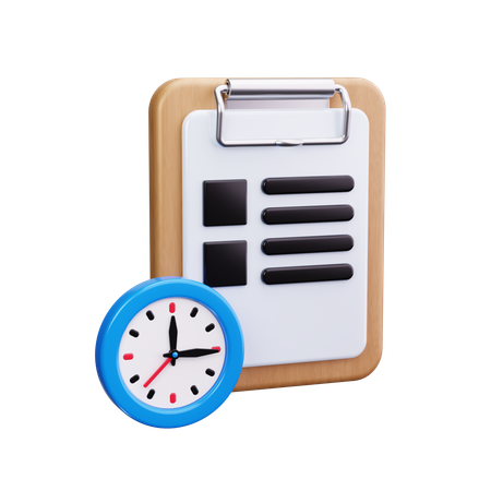 Agenda  3D Icon