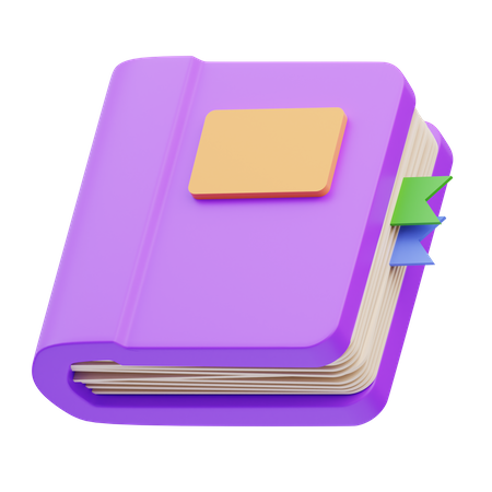 Agenda Book  3D Icon