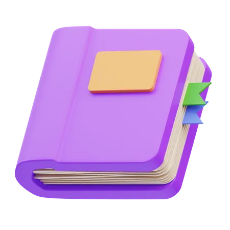 Agenda Book  3D Icon