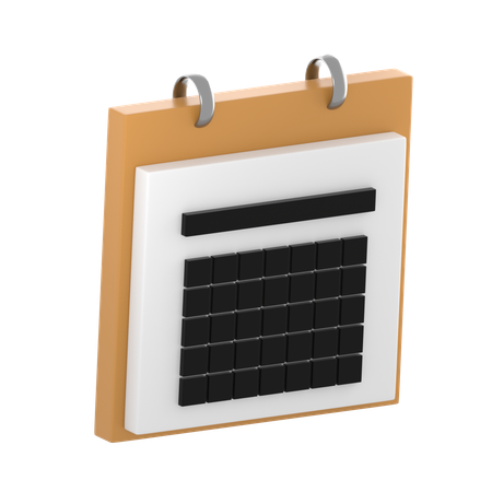 AGENDA-CALENDAR  3D Icon