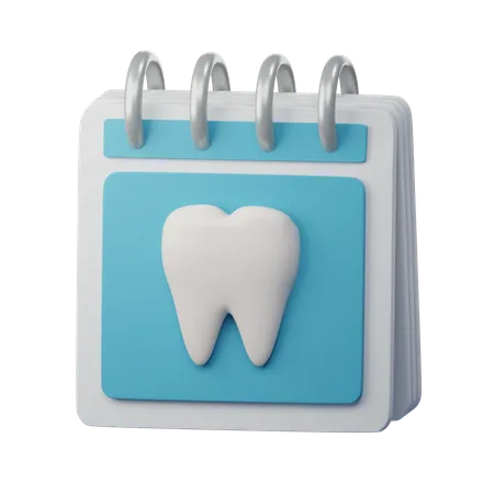 Horario dental  3D Icon