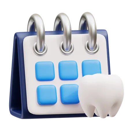 Horario dental  3D Icon