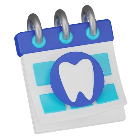 Horario dental  3D Icon