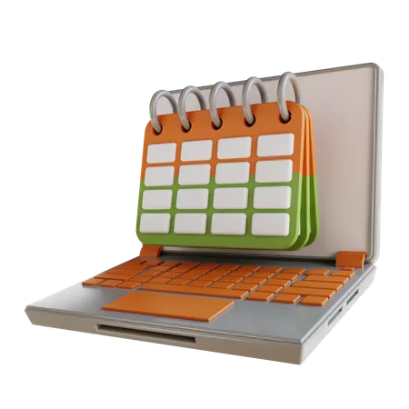 Horario en línea  3D Icon